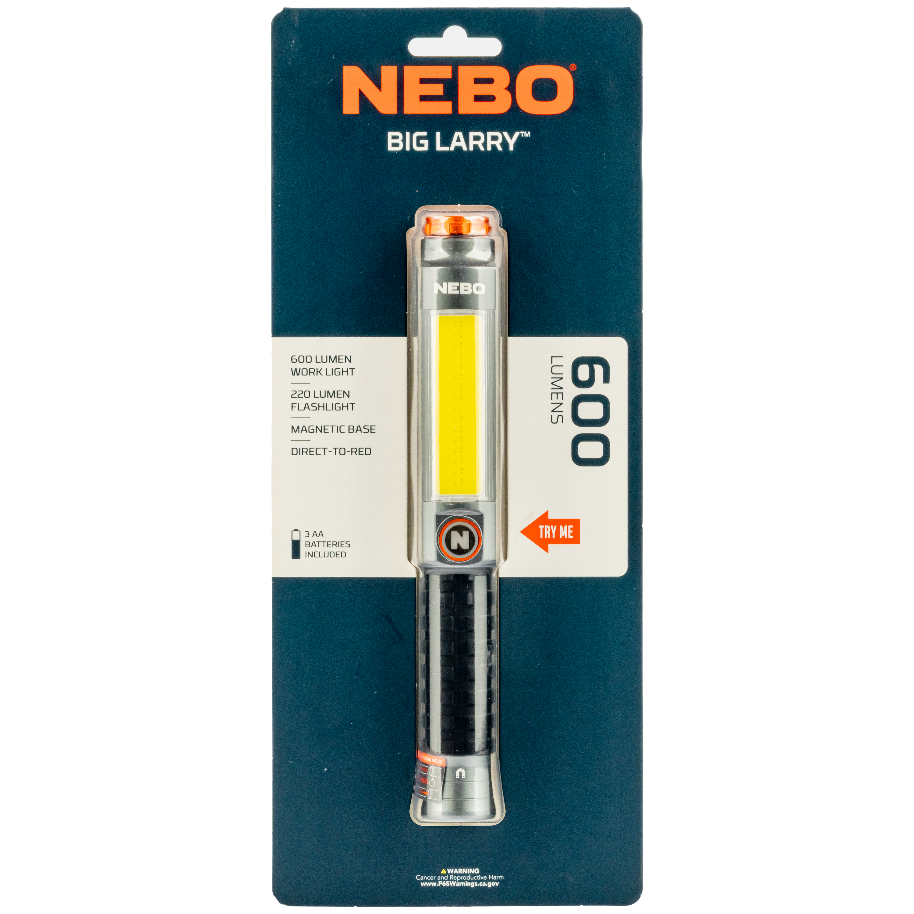 The BIG Larry Power Work Light - Black